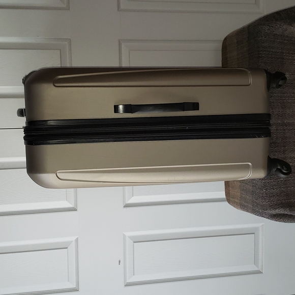 💘 32" DOCKERS EXPANDABLE ROLLING WHEELED HARD CASE SPINNER TRAVEL LUGGAGE LARGE - Picture 3 of 11